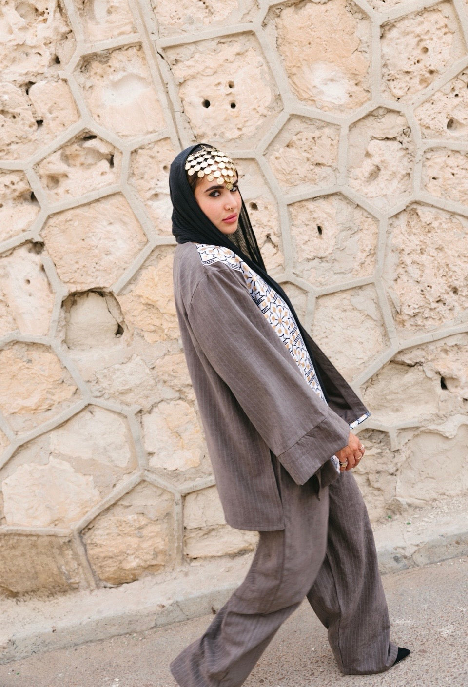 GREY MOROCCON SET