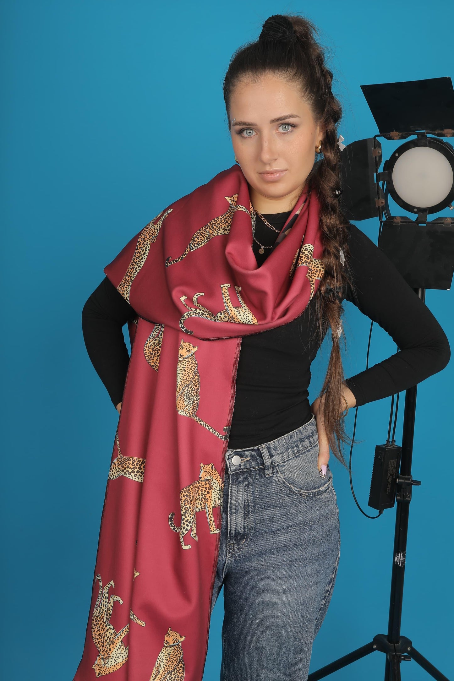 The Cheetah Scarf