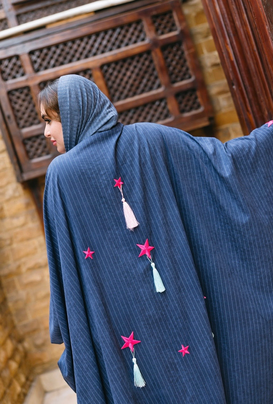 PETROL BLUE KAFTAN