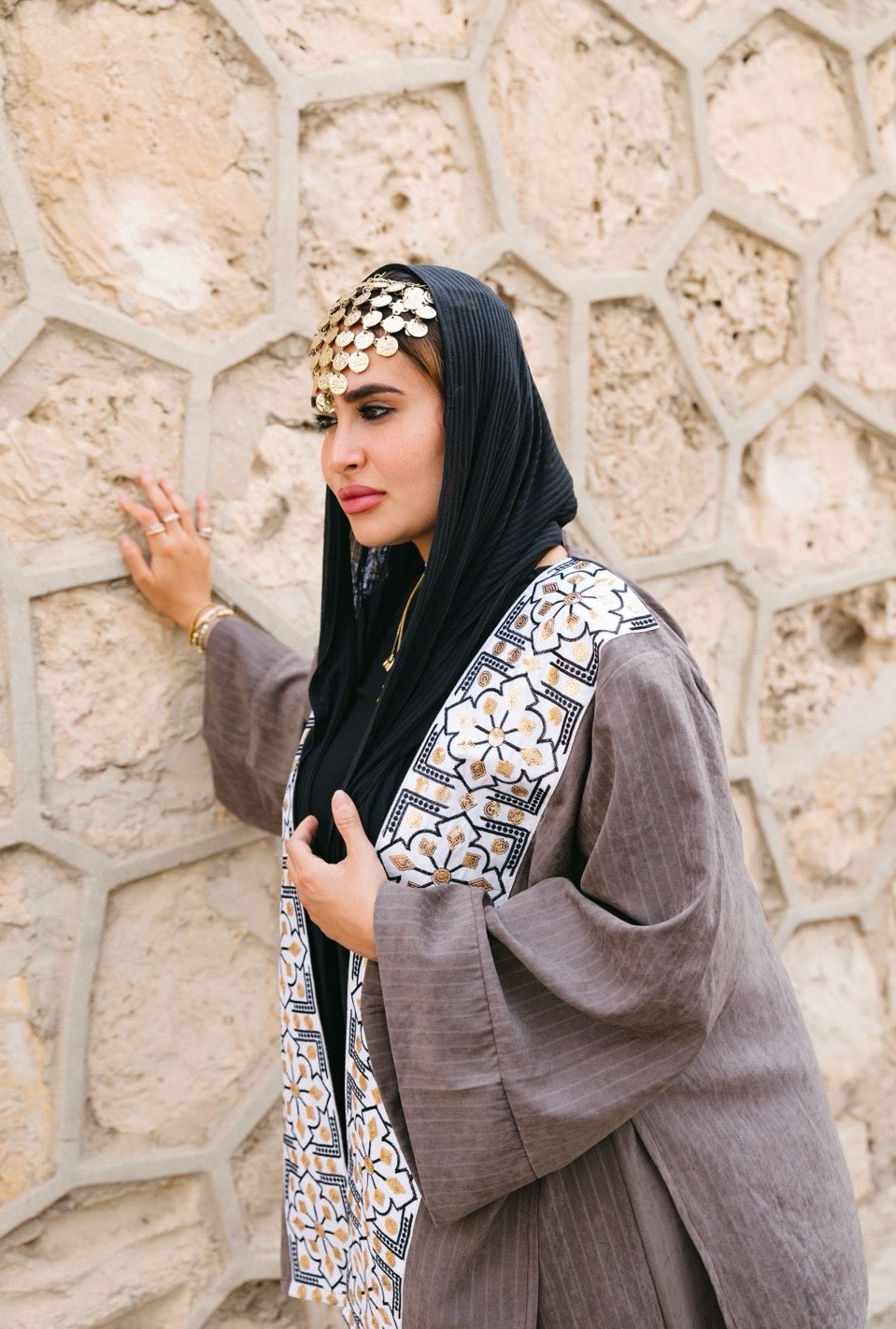 GREY MOROCCON SET