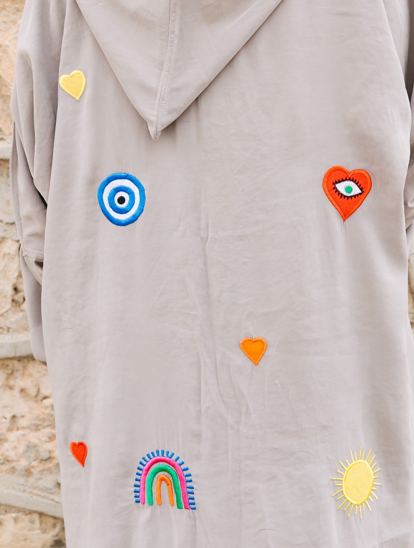 HANDMADE GREY KIMONO