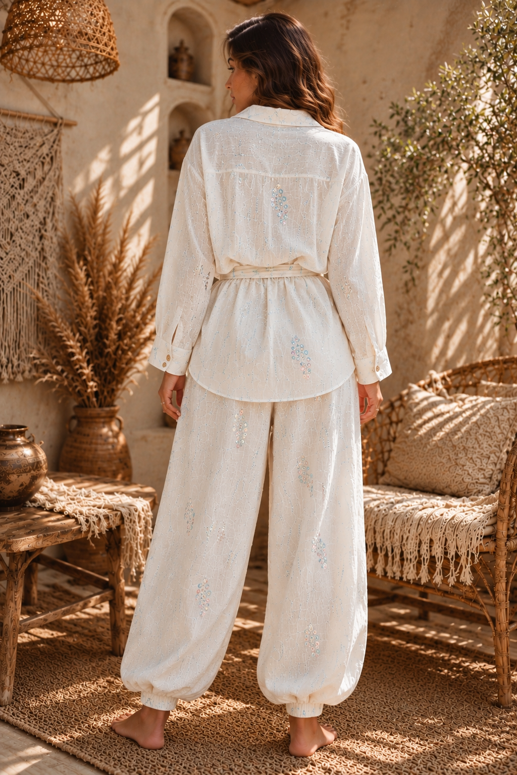 LINEN PEARL GLOW SET