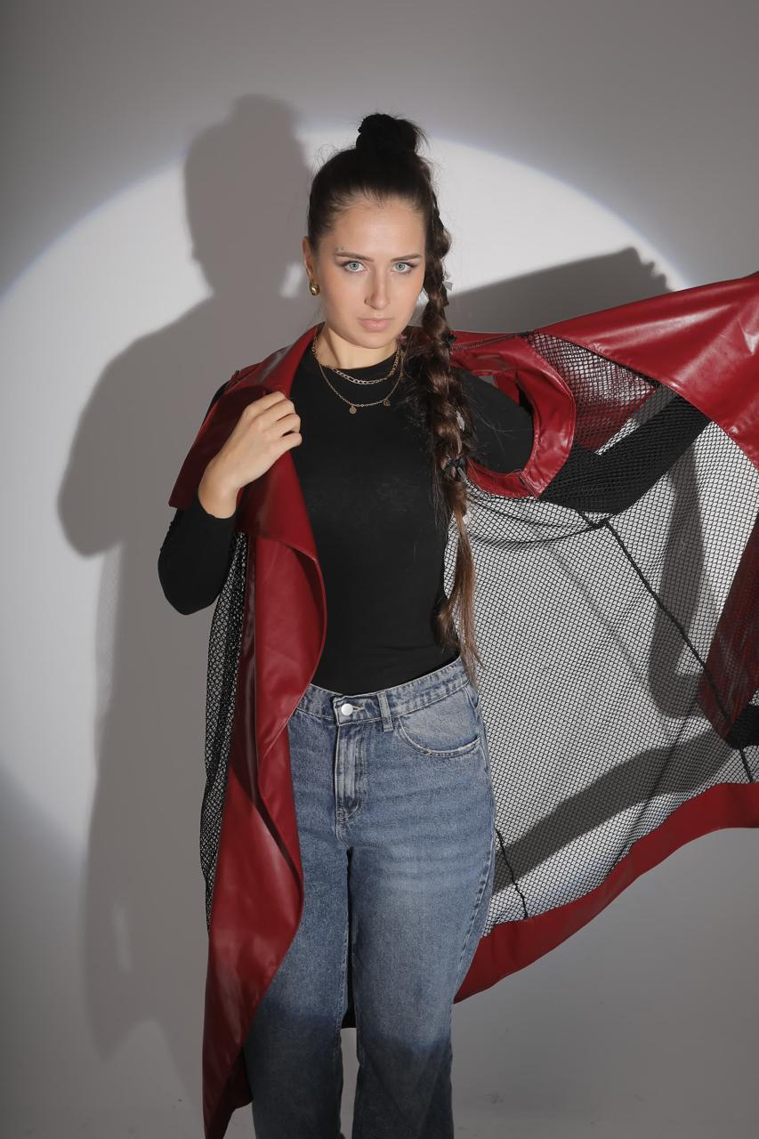 Leather Net Vest